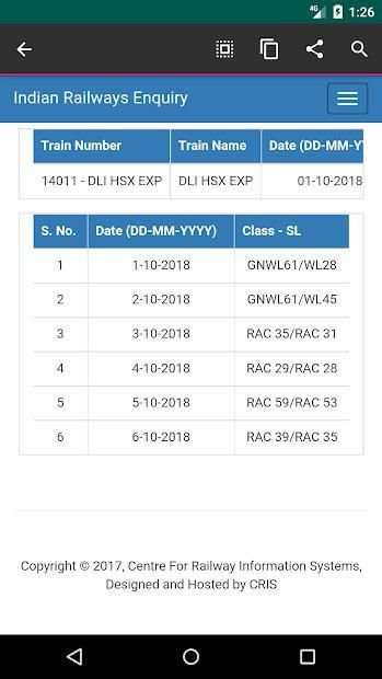 Indian Railways Enquiry screenshot 3