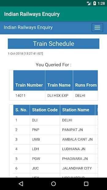 Indian Railways Enquiry स्क्रीनशॉट 1