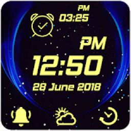 Digital Clock Live Wallpaper icon