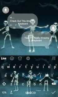 Skeleton Dance Live Theme screenshot 3