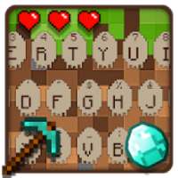 Beautiful Pixel mine Keyboard on 9Apps