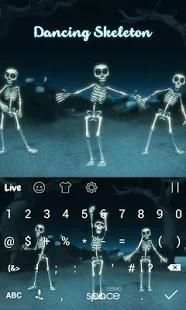 Skeleton Dance Live Theme screenshot 2