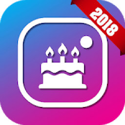 Birthday Photo, Freestyle Editor आइकन