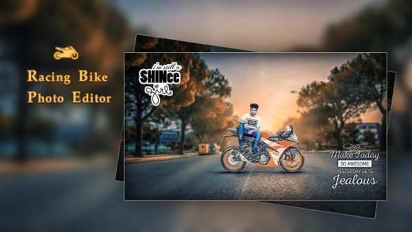 Racing Bike Photo Editor 2 تصوير الشاشة