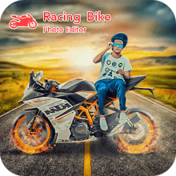 Racing Bike Photo Editor आइकन