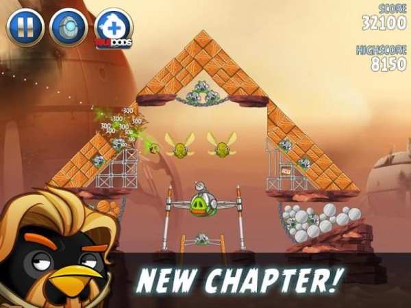 Angry Birds Star Wars II Free स्क्रीनशॉट 2