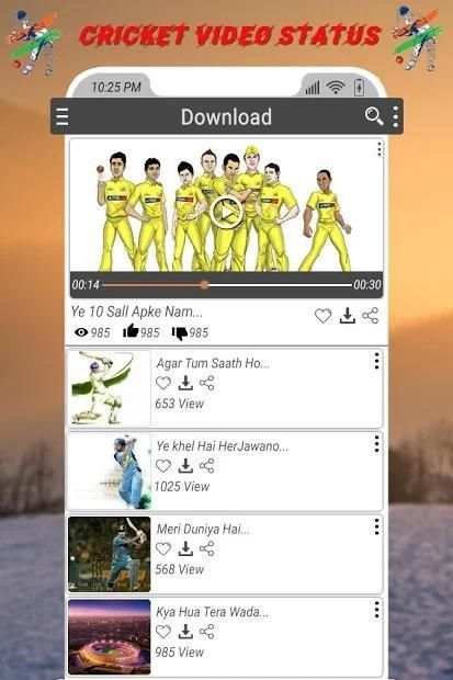 Cricket Video Status screenshot 3