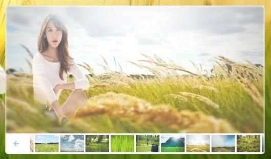 Grass photo frame screenshot 3