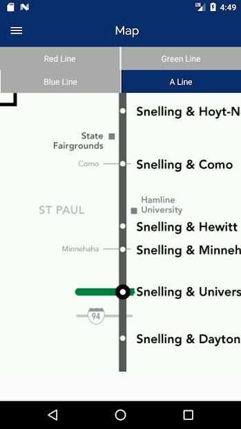Minnesota Bus Tracker & Light Train Transit screenshot 1