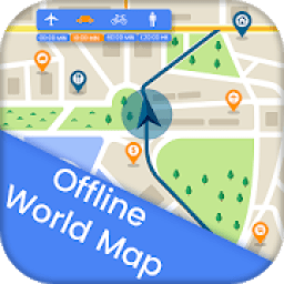 ikon Offline World Map - World Atlas