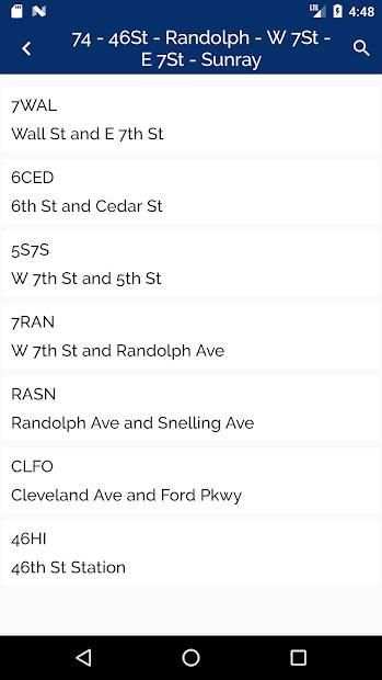 Minnesota Bus Tracker & Light Train Transit screenshot 4