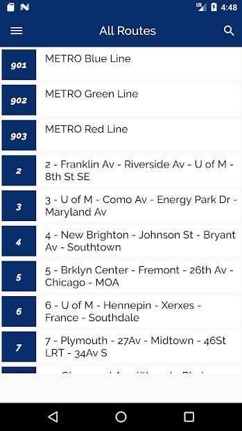 Minnesota Bus Tracker & Light Train Transit screenshot 5