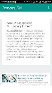 Temporary Mail - Disposable screenshot 4