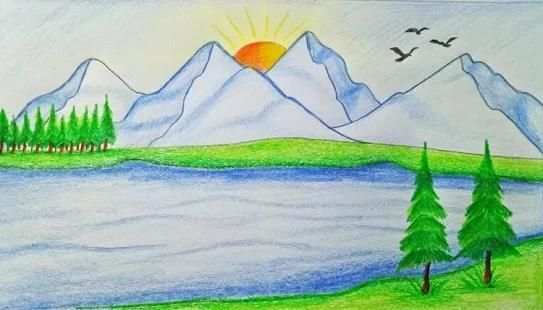 easy landscape drawing screenshot 10