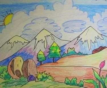 easy landscape drawing screenshot 2