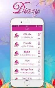 Diary screenshot 2