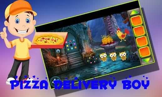 Best Escape Games 08 - Pizza Delivery Boy screenshot 1