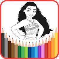 Moana coloring pages