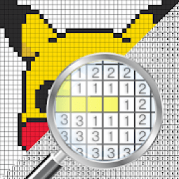 ikon Color by Number Pokemon Pixel Art