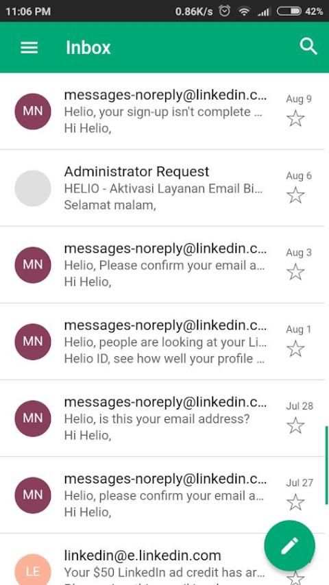 Helio Mail screenshot 5