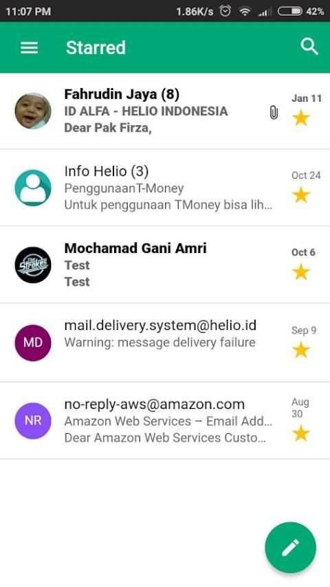 Helio Mail screenshot 4