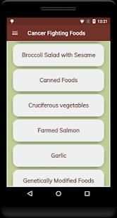 Cancer Fighting Foods screenshot 3