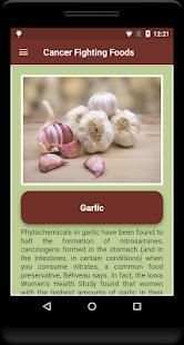 Cancer Fighting Foods screenshot 2
