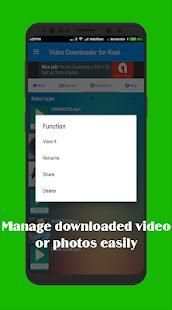 Video Downloader for Kwai screenshot 1