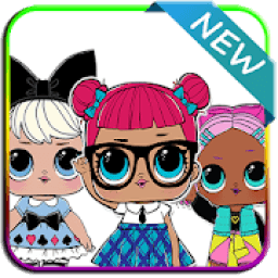 How to draw LOL Surprise DOLL icon