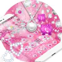 Pink Shining Diamond Kitty Theme on 9Apps