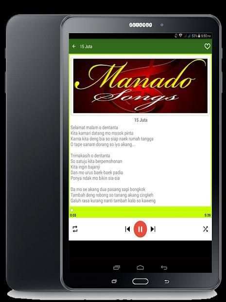 Lagu Manado screenshot 4
