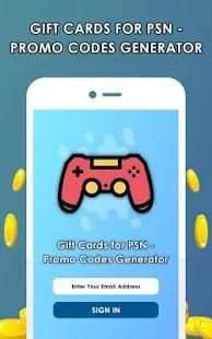 Gift Cards for PSN - Promo Codes Generator screenshot 4