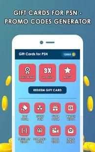 Gift Cards for PSN - Promo Codes Generator screenshot 2