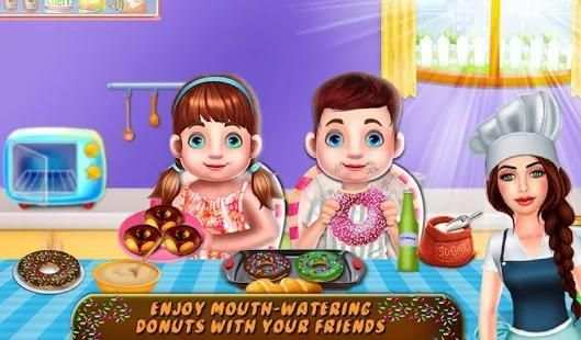 Donut Cooking Games - Dessert Shop स्क्रीनशॉट 4