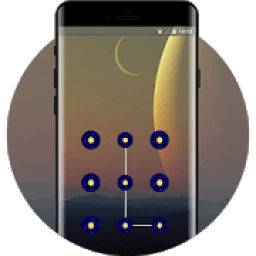 ikon Lock theme for peaceful dusk jio phone wallpaper
