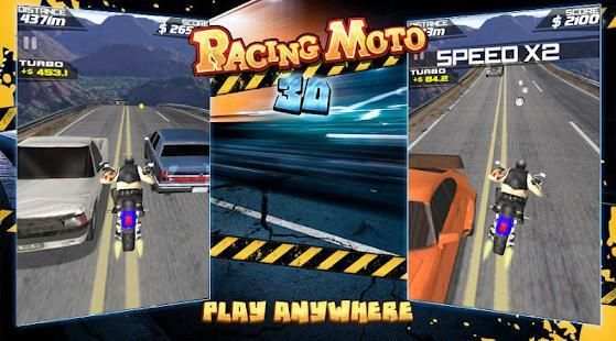 Racing Moto 3D screenshot 4
