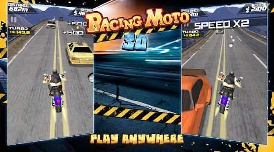 Racing Moto 3D screenshot 3