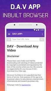 DAV - Download Any Video Played screenshot 6