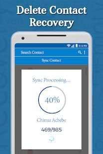 Recover Deleted Contacts & Sync screenshot 2