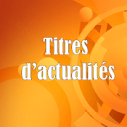 Titres d'actualités icon