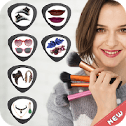 Woman Face Photo Editor Free (Makeup) आइकन