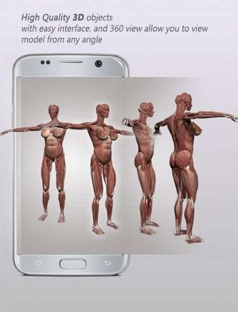 Female 3d anatomy - VR Atlas screenshot 1