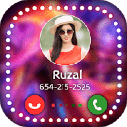 ikon Color Caller Screen -Color Phone Flash,Love Caller