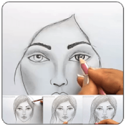 ikon Menggambar Wajah Langkah demi Langkah