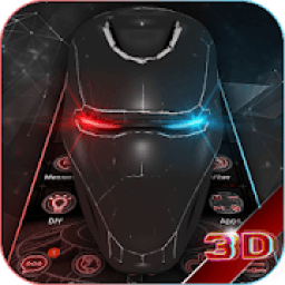 ikon 3D Iron Tech Skull * Launcher