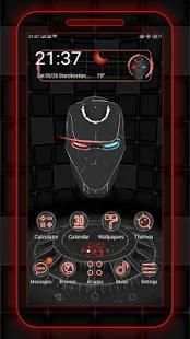 3D Iron Tech Skull * Launcher screenshot 2