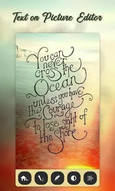 Text on Picture Editor 3D Photo Art Collage Maker screenshot 1