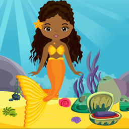 ikon Cute Mermaid Girl Rescue Kavi Escape Game-321