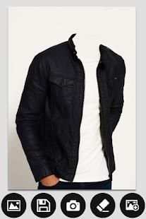 Man Leather Coat Photo Editor screenshot 2