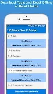 RD Sharma Class 11 Math Solution - Offline Access screenshot 4